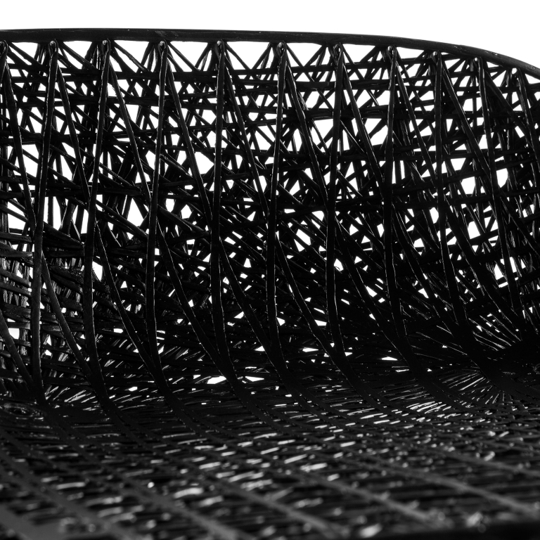Moooi Carbon Low barkruk H66 zwart
