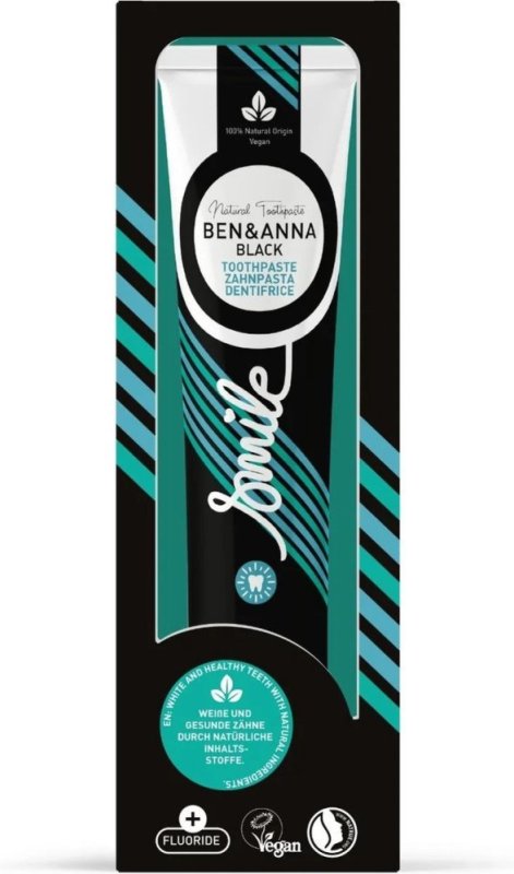 Ben & Anna Tandpasta Black Fluor 98g