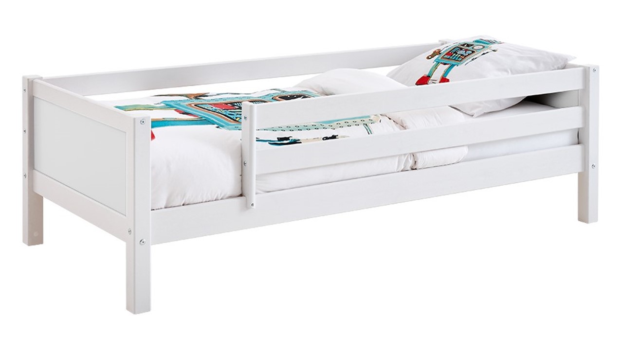 Bedbank Jip met uitvalbeveiliging wit