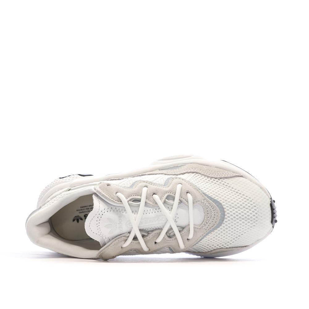 Adidas Baskets Blanches/Grises Garçon Adidas Ozweego