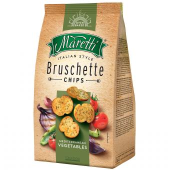 Maretti Bruschette Chips Mediterranean Vegetables 150g MHD:26.8.25