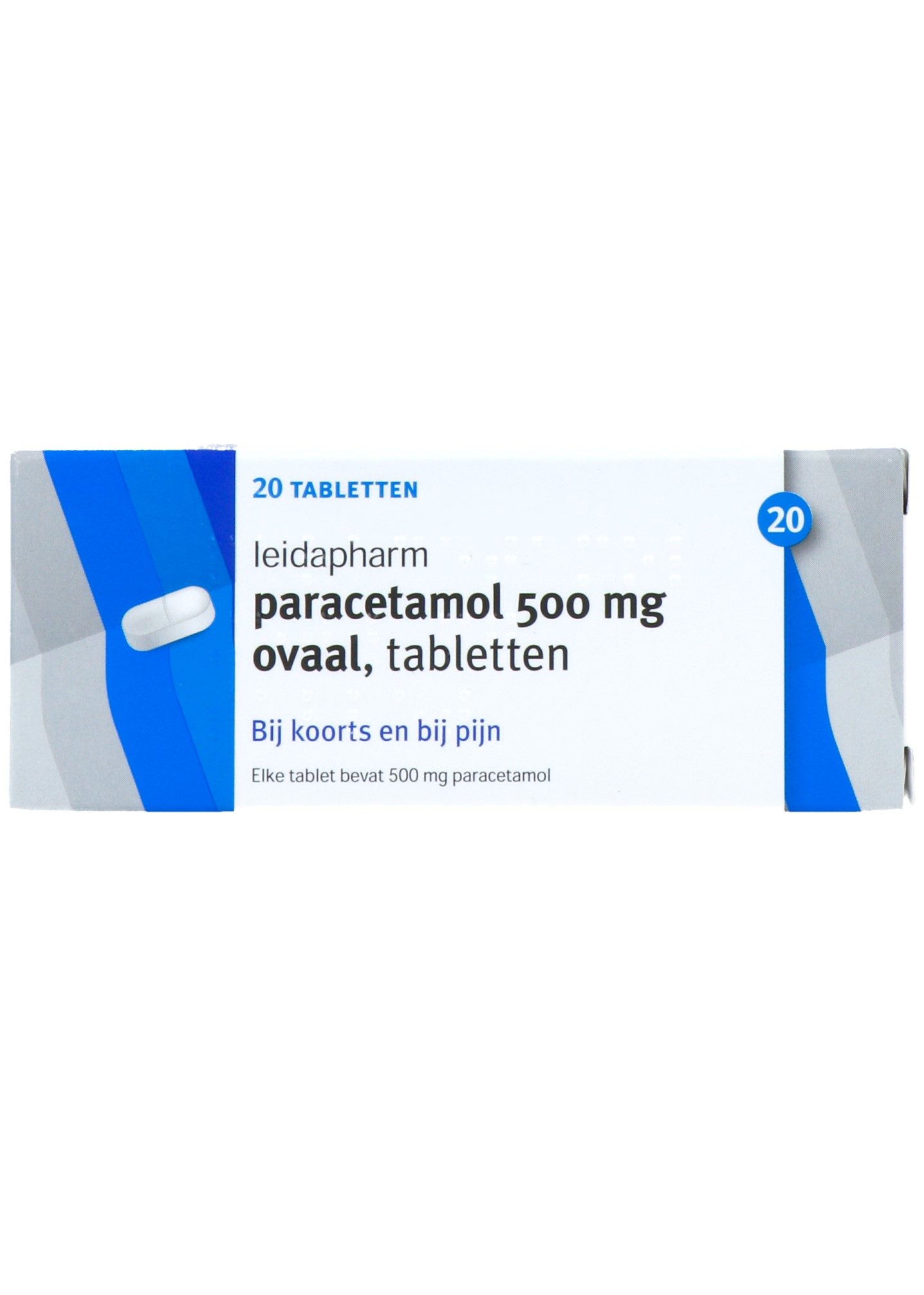 Leidapharm Paracetamol Ovaal 500mg (20 tabletten)
