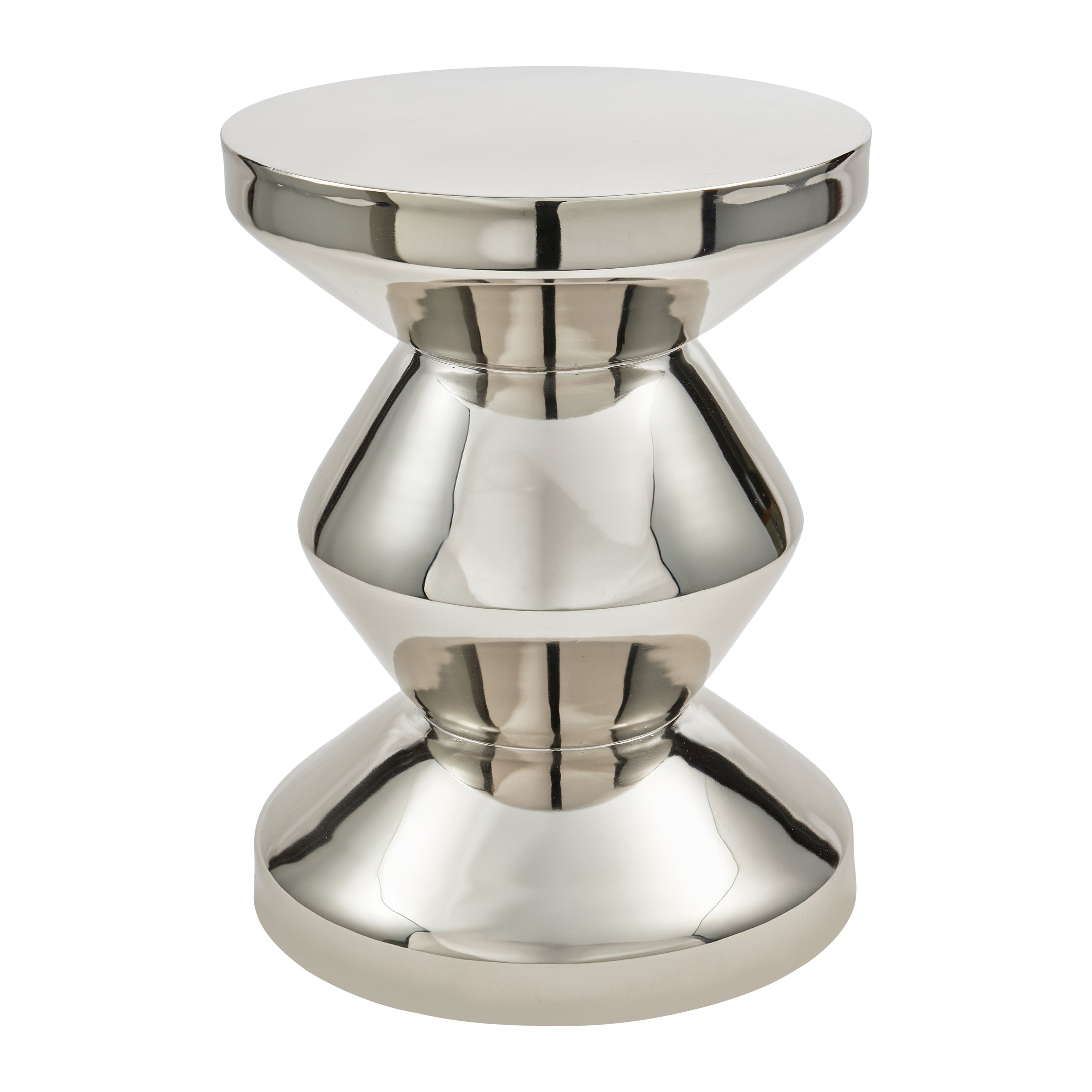 POLSPOTTEN Zig Zag Bijzettafel - Zilver