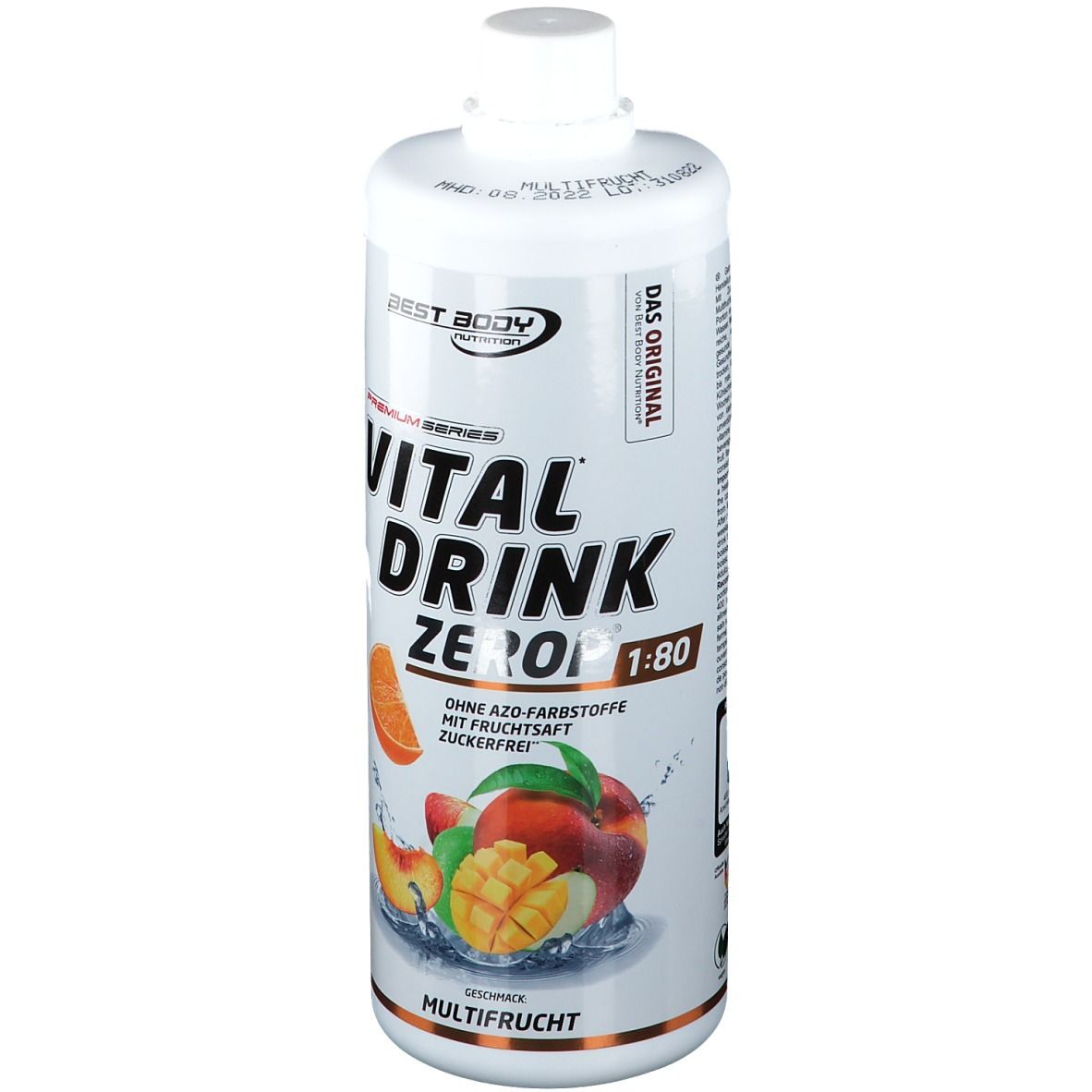 Best Body Nutrition Low Carb Nutrition Vital Drink Multifrucht