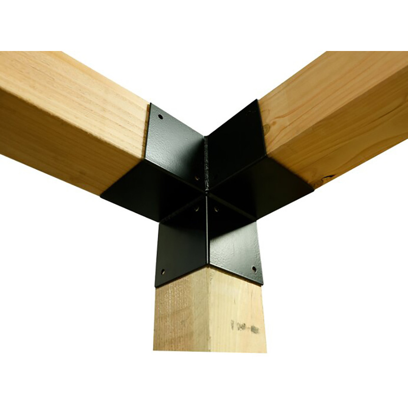 Koppelstuk hoek 71x71mm 105°
