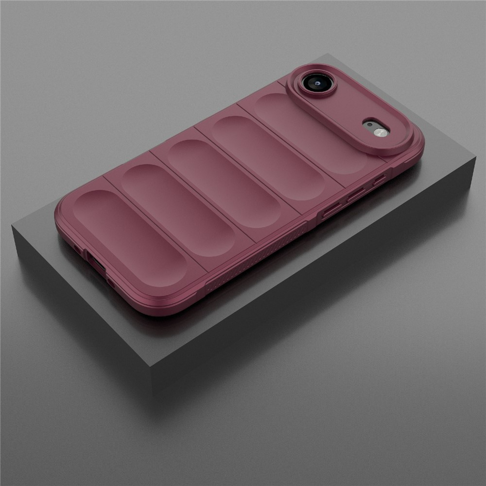iPhone Air Outdoor Gummi Schutzhülle Anti-Drop - Dunkelrot