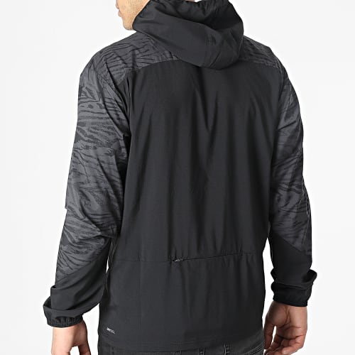 Veste Zippée Capuche Run Graphic 521405 Noir