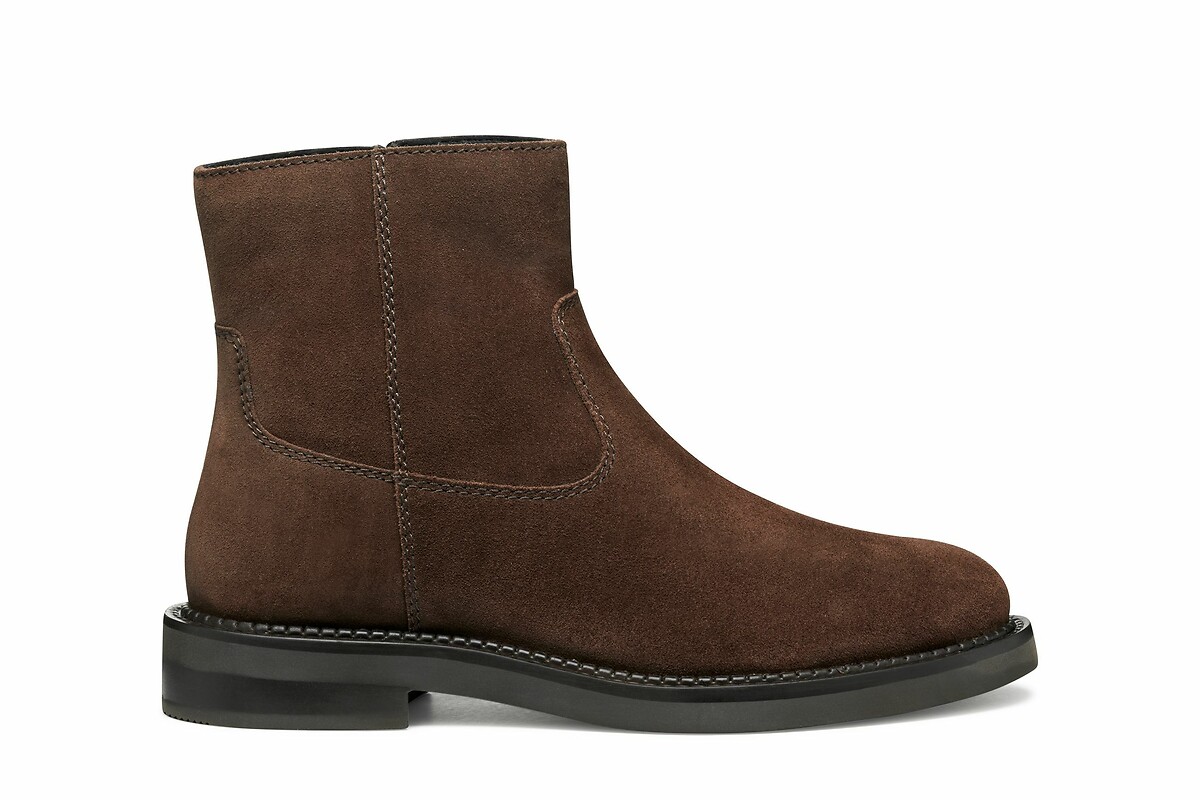 GEOX<br>Bottines Platte com rits em camurça Serilda