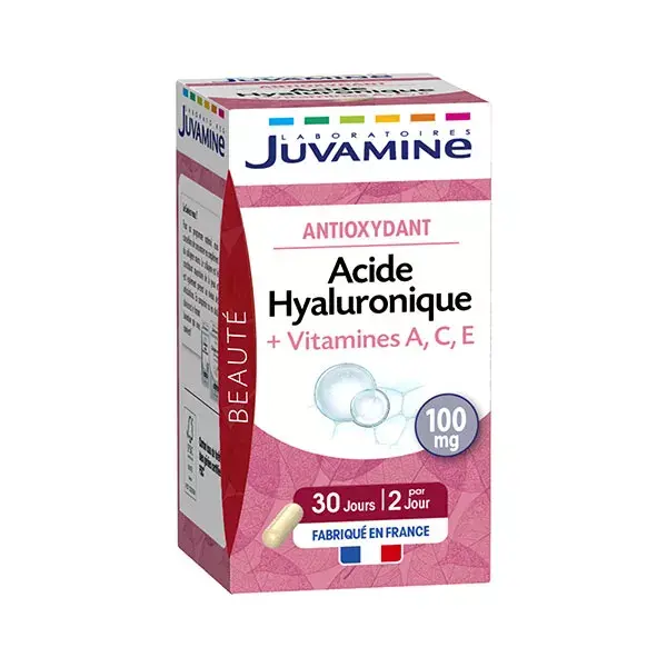 JUVAMINE ÁCIDO HIALURÔNICO VITAMINAS ACE Antioxidante 60 cápsulas vegetais