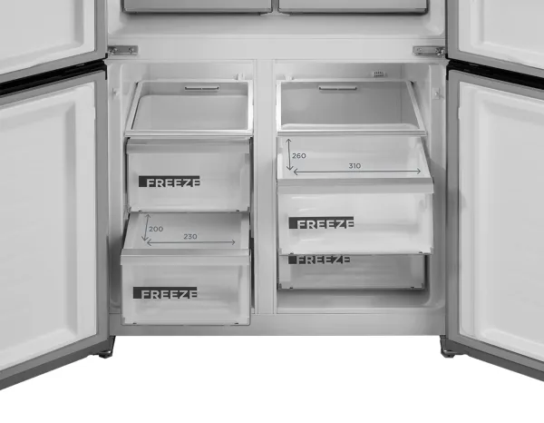 Concept LA8383DS, Fritstående, Grå, 417 L, SN-T, C, 42 dB