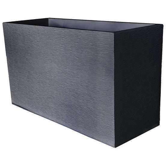 Jardinière Graphit en plastique gris anthracite - 99,5x39x60 cm