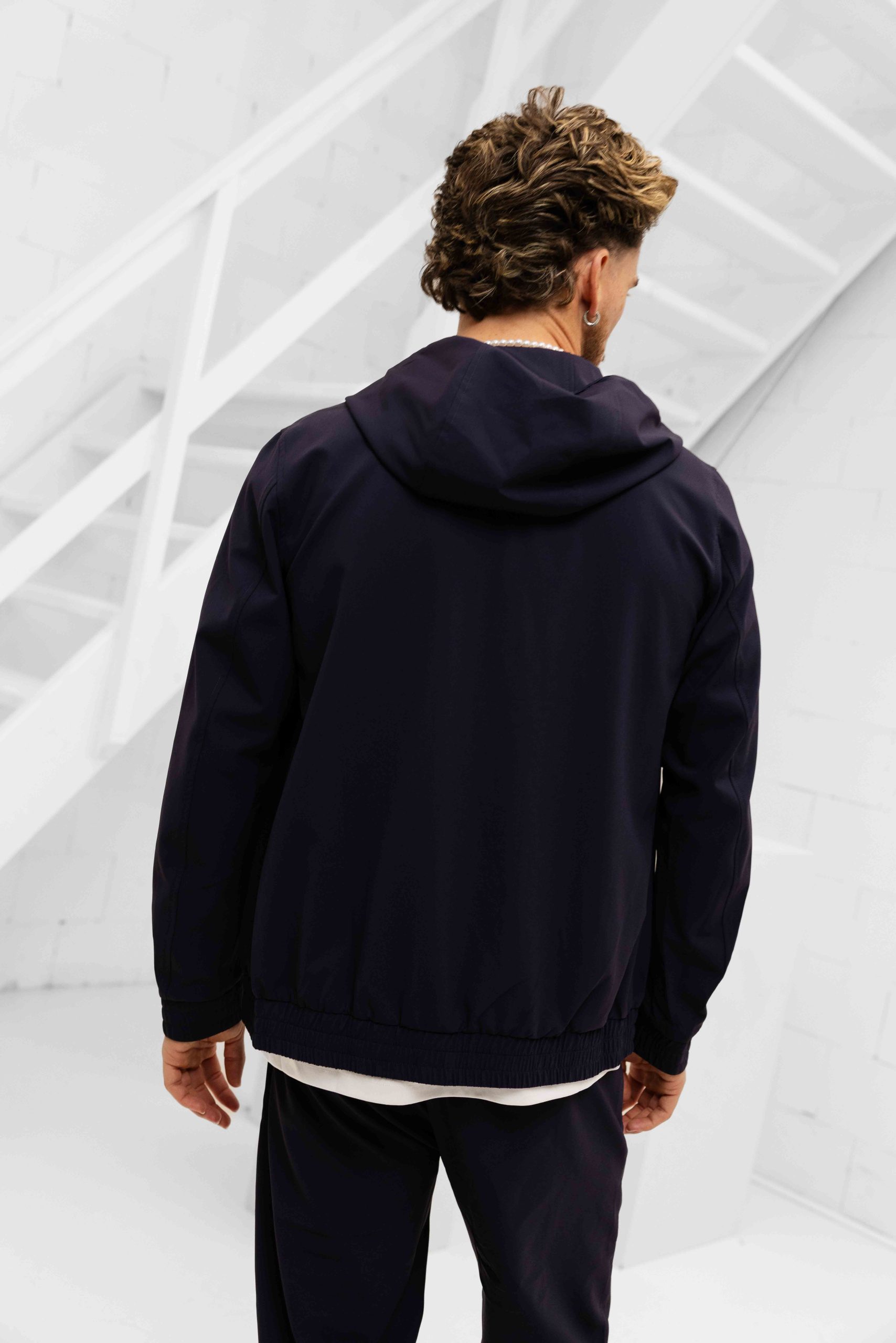 Cou7ure Essentials Reflection Hoodie Trainingspak Heren Donkerblauw