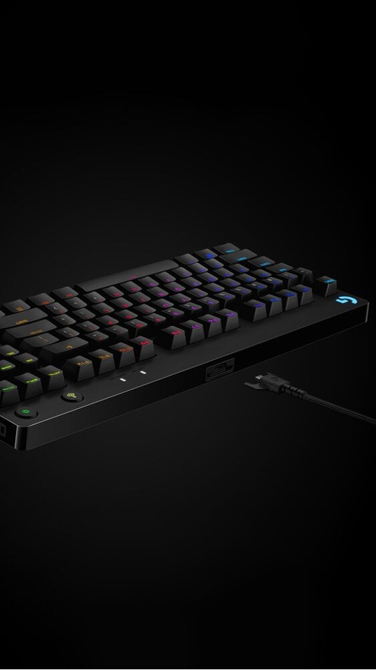 Logitech G PRO Mechanical Gaming Keyboard - BLACK - USB - NORDIC