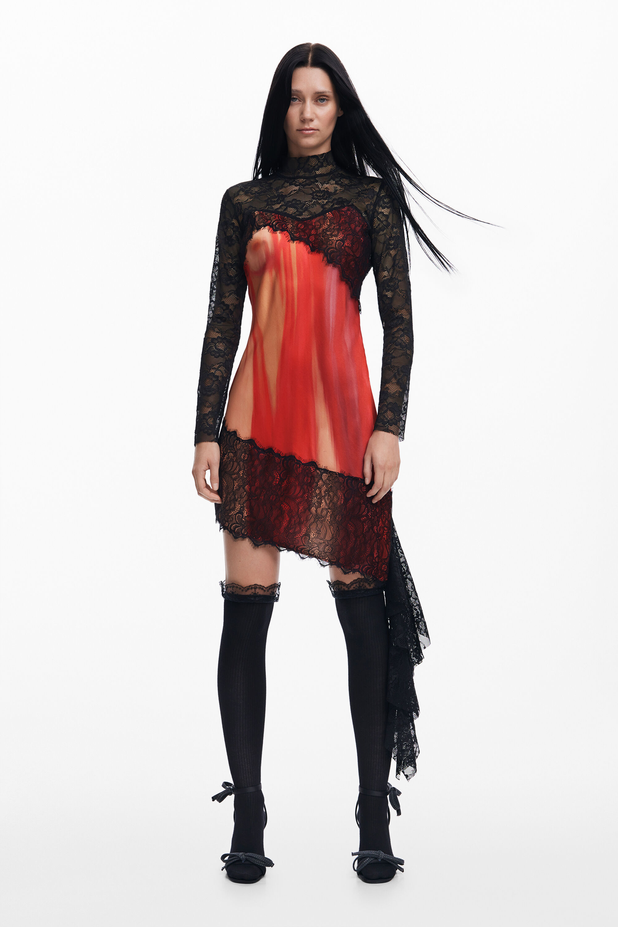 vestido combinado Maria Escoté