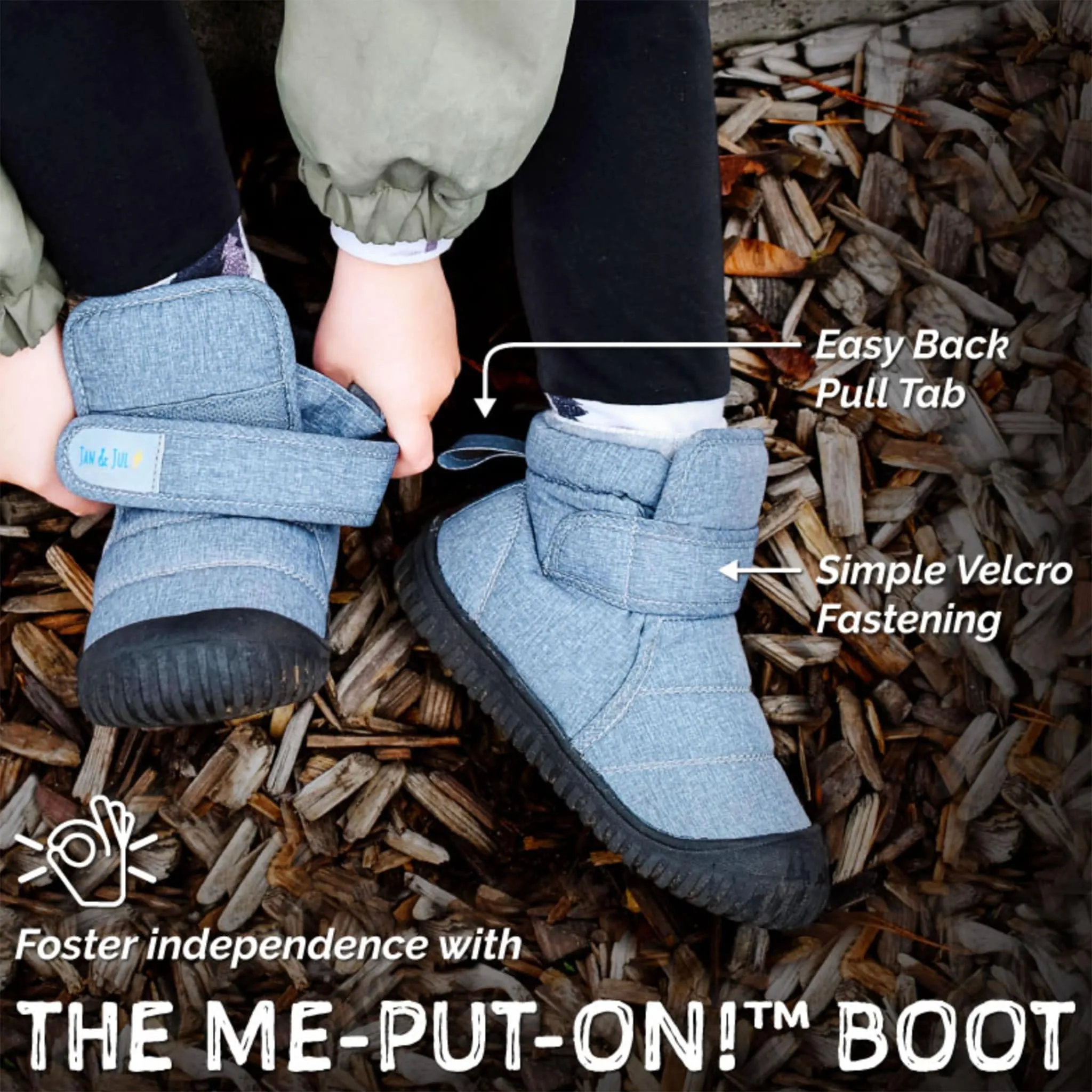 Jan & Jul Bottes Toasty-Dry Grises Pointures 5-11