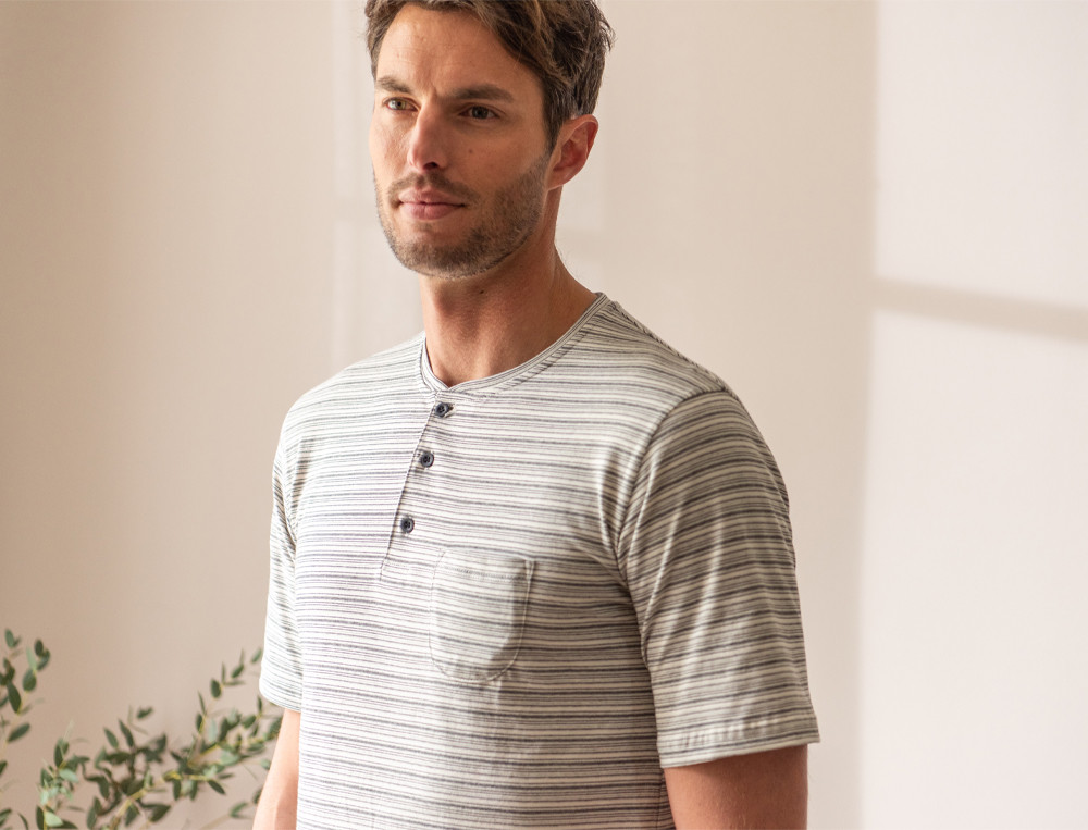 Pyjama short homme-Courmayeur
