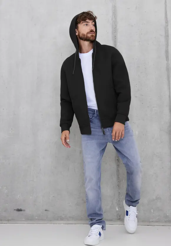 Outdoor Strickjacke - Black