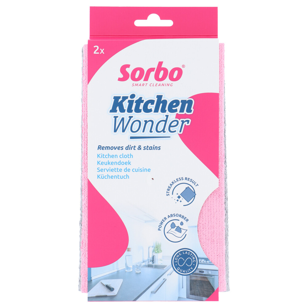 Sorbo Microvezel Switch Wondervaatdoek 32x38 cm2 stuks
