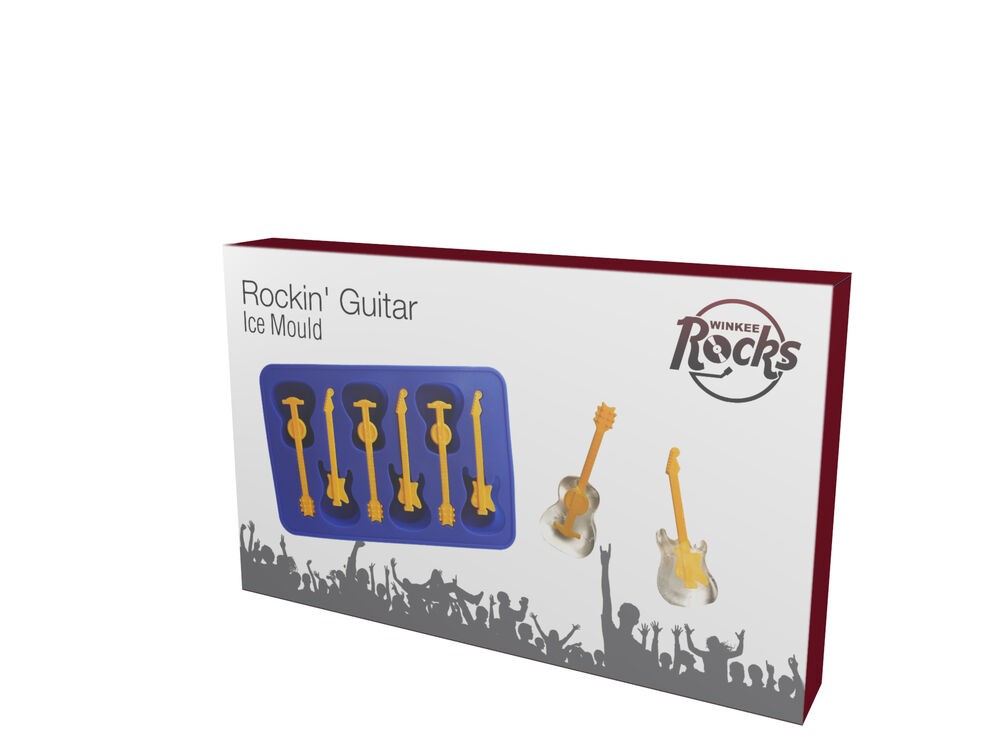 Winkee - Rockin' Guitar Ice Mold - isterningbakke