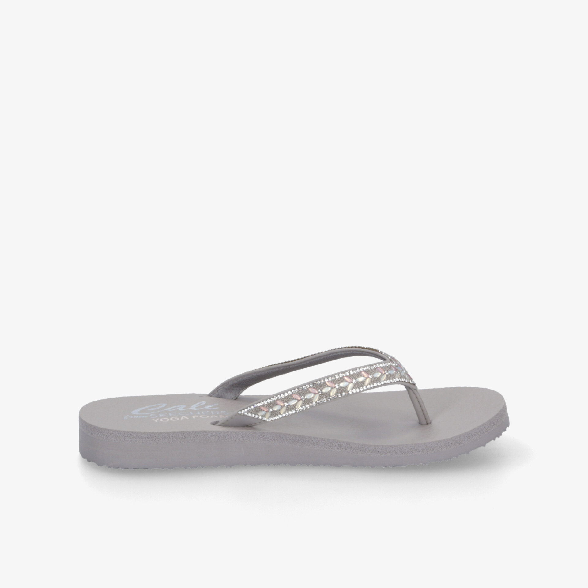 SKECHERS MEDITATION Damen Zehentrenner beige
