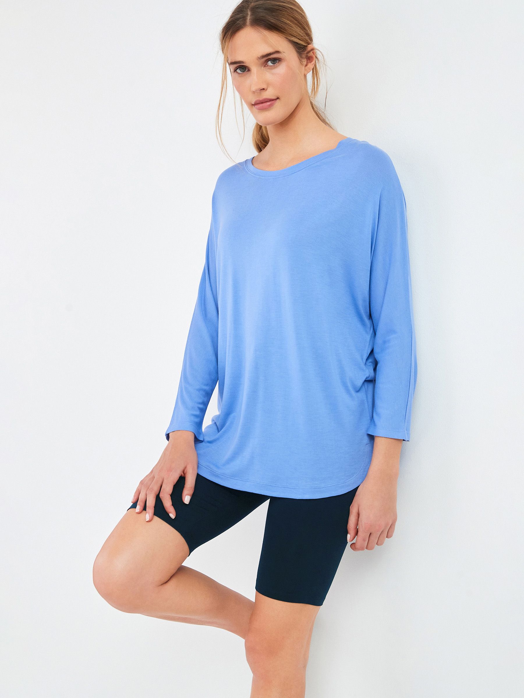 Marineblauw - Jersey fietsshort