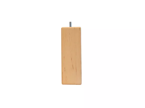 BELLECOUR LITERIE | Jeu de pieds de lit carrés en bois Hauteur 10 cm (lot de 4)