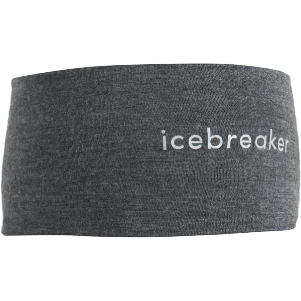 Bandeau cache cou randonnée ICEBREAKER HEADBAND JET U MER 200 OASIS JET HTHR