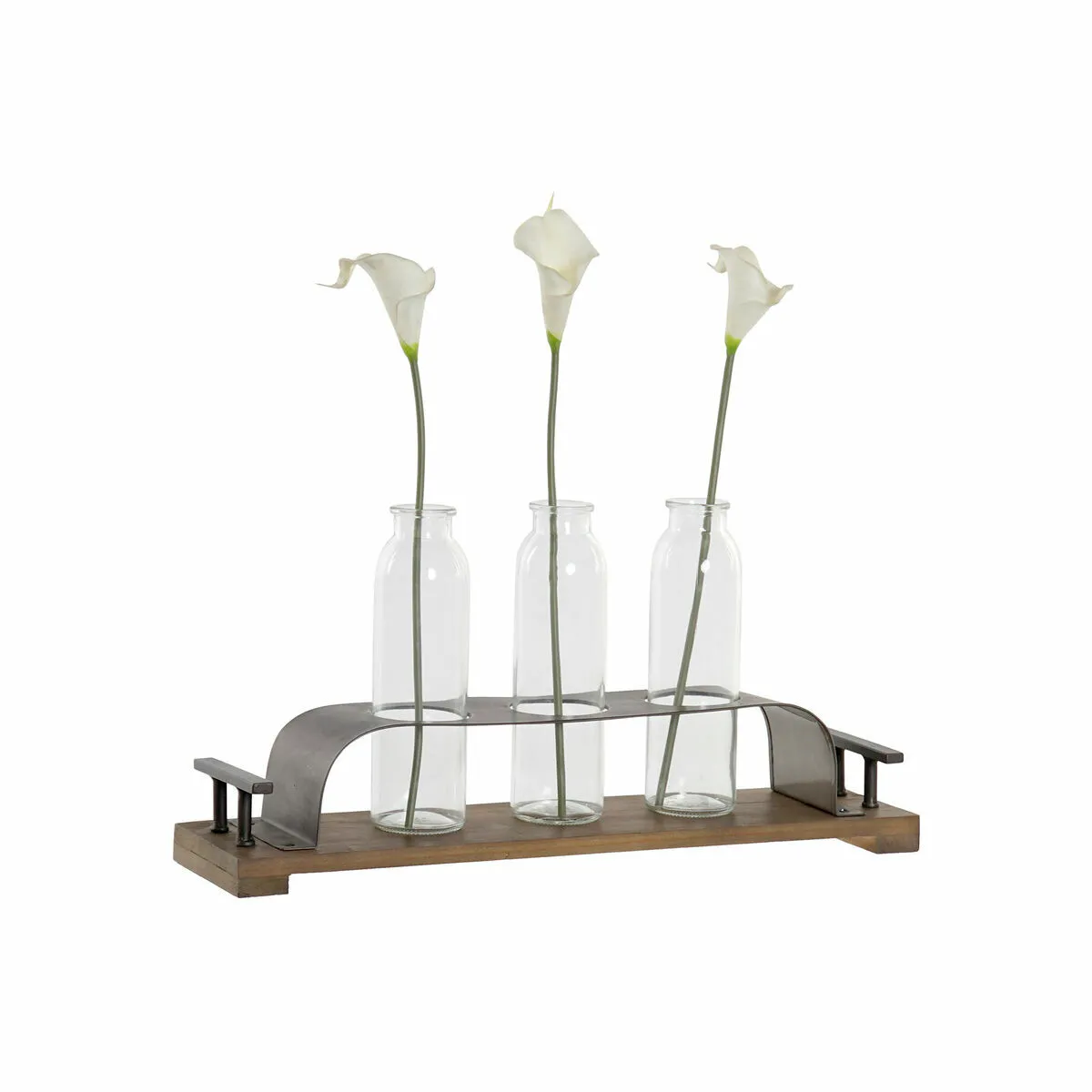 DKD Home Decor Marron Noir Métal Verre