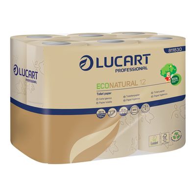 EcoLucart - Papier toilette 12 rouleaux de 200 feuilles
