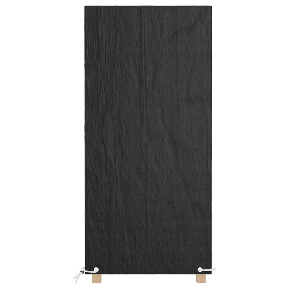Housses de chaise de jardin 2 pcs 8 œillets 75x70x140 cm pe
