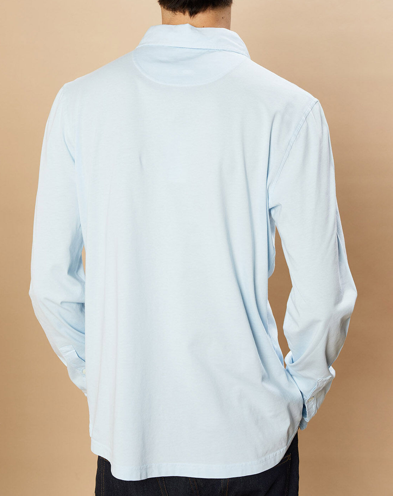 Hartford Chemise en Jersey bleu ciel
