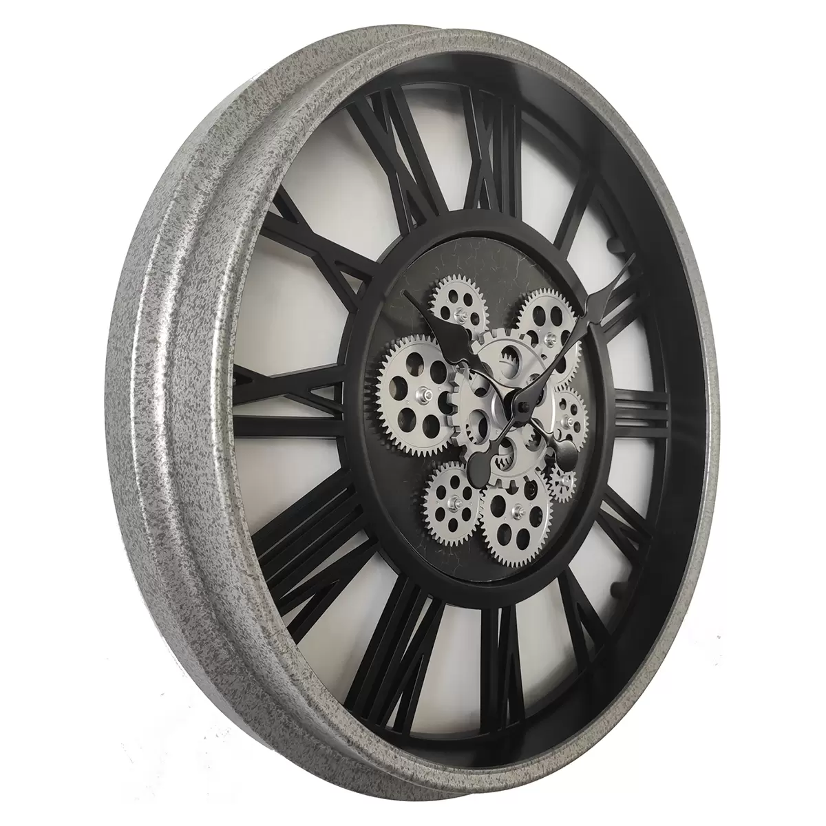 Wanduhr Orario Schwarz