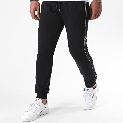 Pantalon Jogging A Bandes MMFP00299 Noir