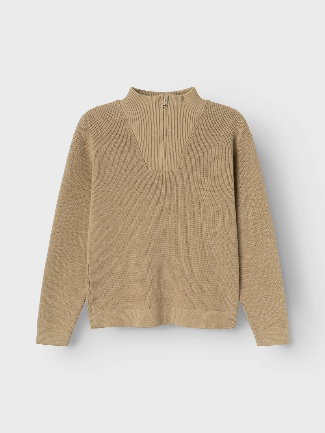 Name It Strickpullover »NKMNESOLLE LS KNIT NOOS«, mit Troyer-Kragen