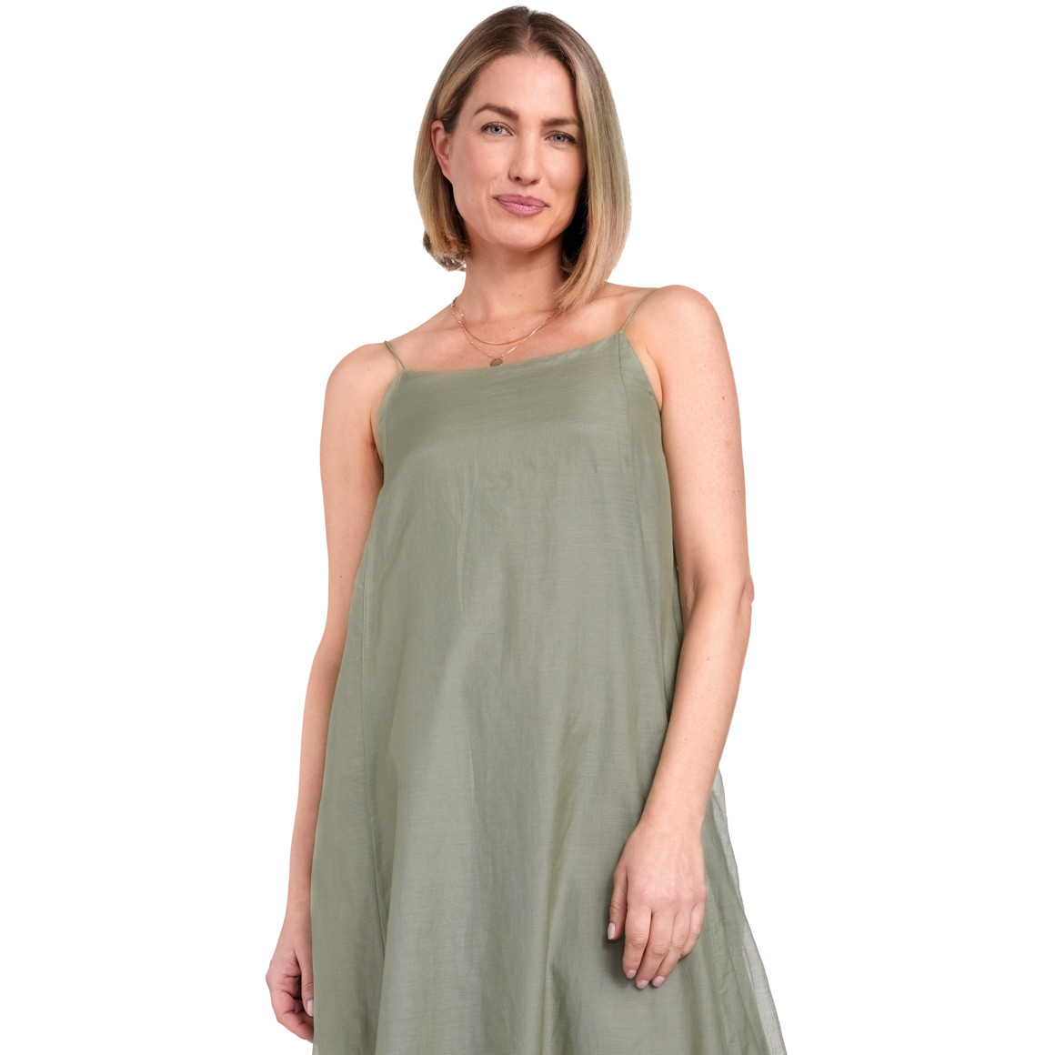 Jonas Nielsen Damen Kleid mit Nacken-Schnürung helloliv