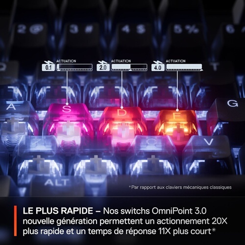 Clavier Steelseries APEX PRO TKL GEN 3 - FR