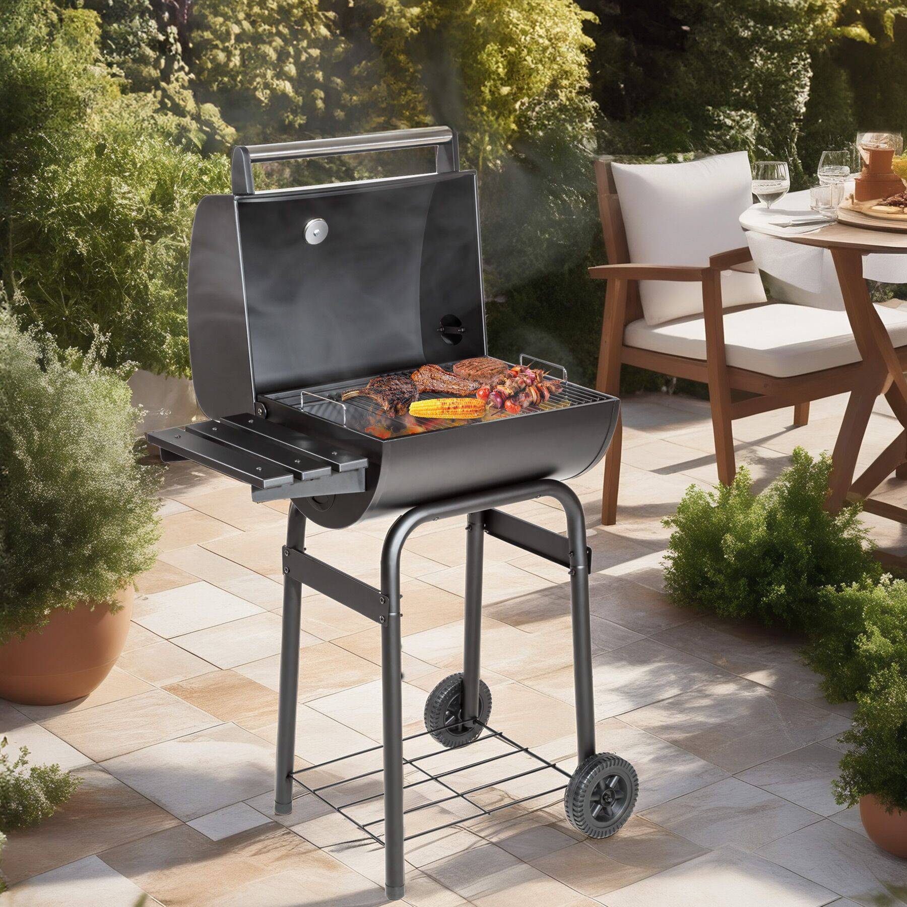 Holzkohlegrill