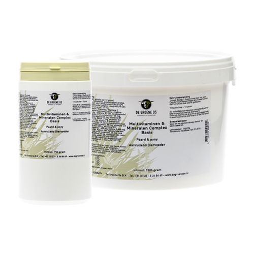 Groene Os Multivitaminen en Mineralen Complex Basis - Paard/Pony
