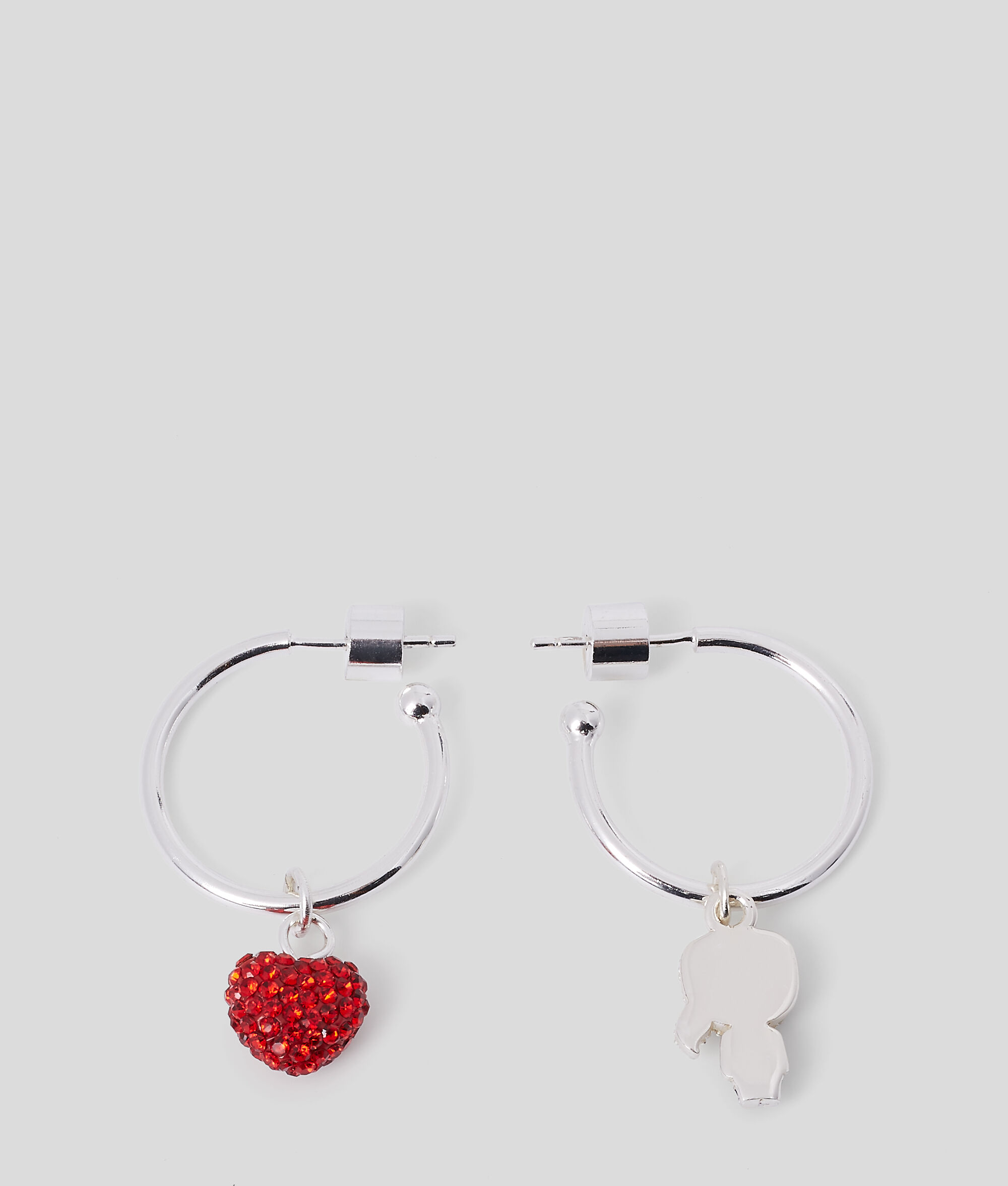 BOUCLES D'OREILLES K/IKONIK ANNEAUX AVEC CŒUR