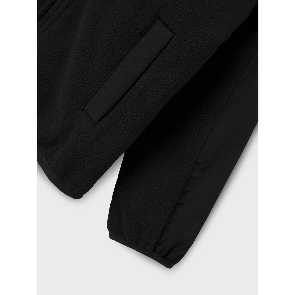 Køb Name It Black Myles Fleece Jakke Noos