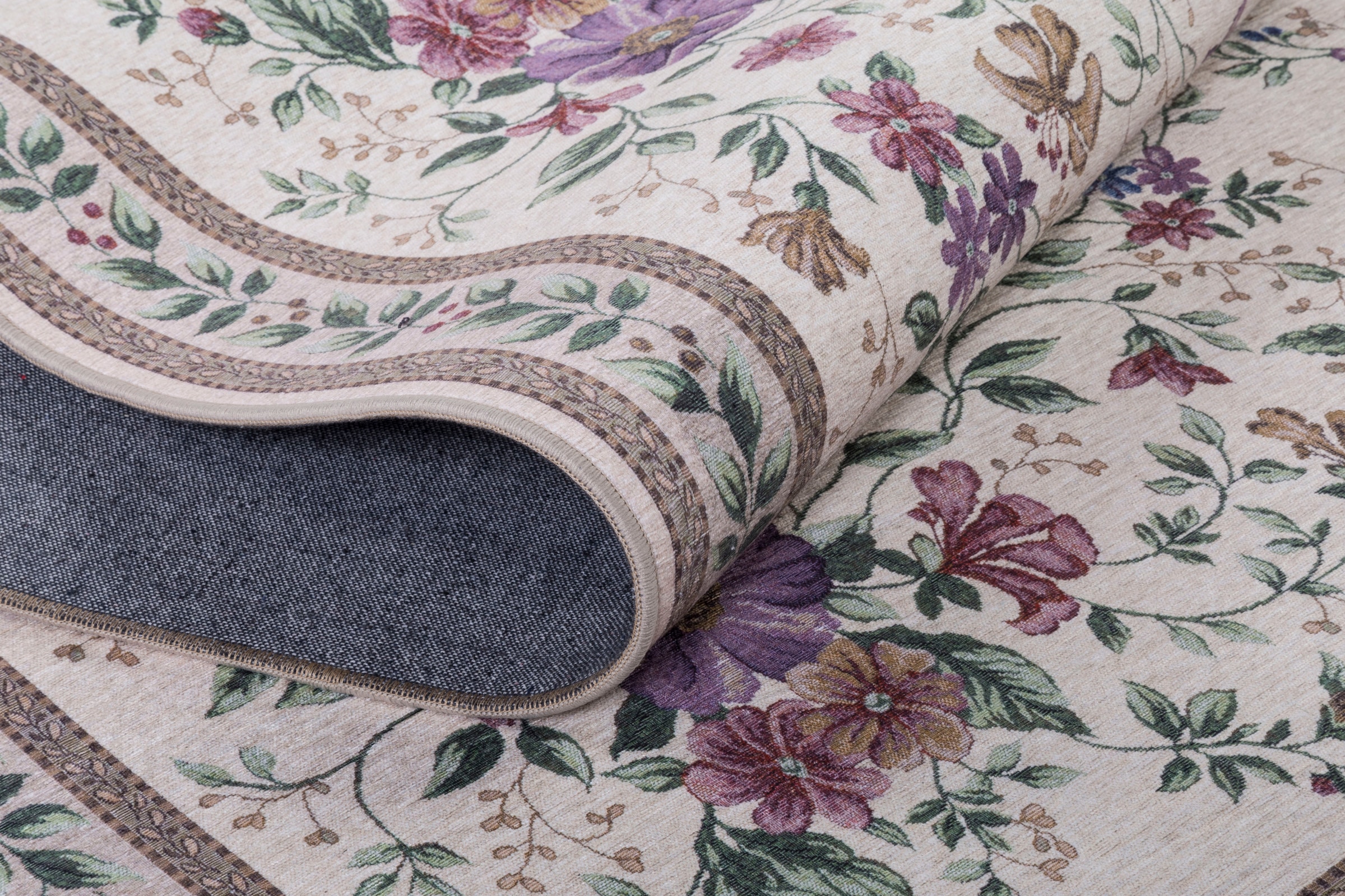 Gino Falcone Orientteppich »Viola GF045« rechteckig 3 mm Höhe in Pastell Farben, ideal im Wohnzimmer & Schlafzimmer