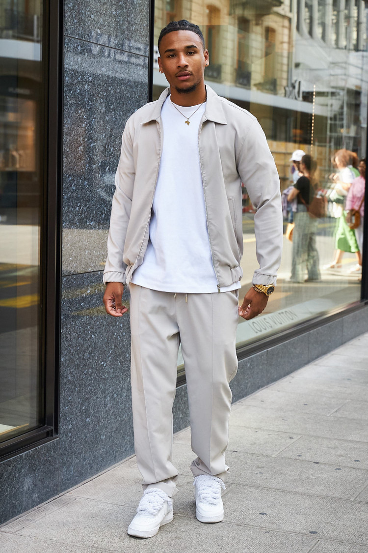 Ensemble 2 pièces veste + pantalon gris