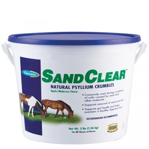 Sandclear - Tratamento anticólica e anti-prisão para cavalos