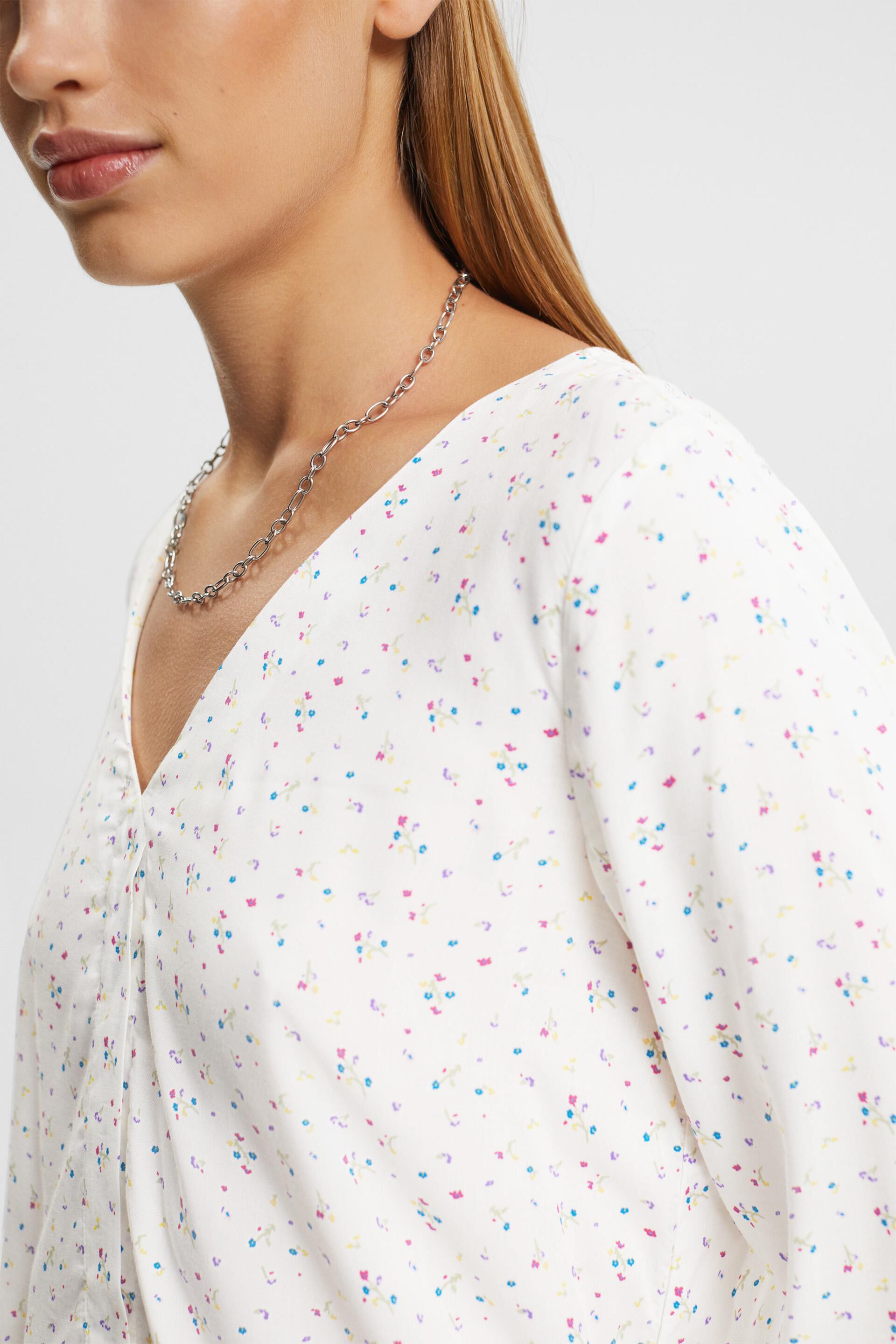 Blouse à motif, en LENZING™ ECOVERO™
