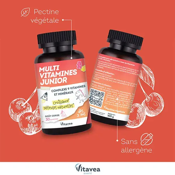Vitavea Multivitaminas Junior Crescimento Defesas Naturais 30 gomas