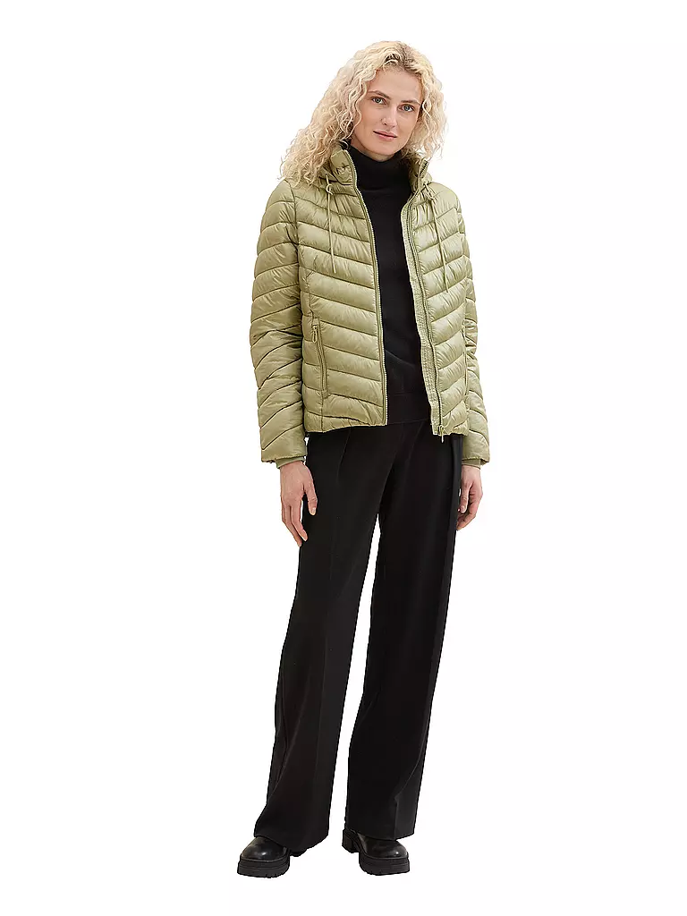 TOM TAILOR Leichtsteppjacke grün