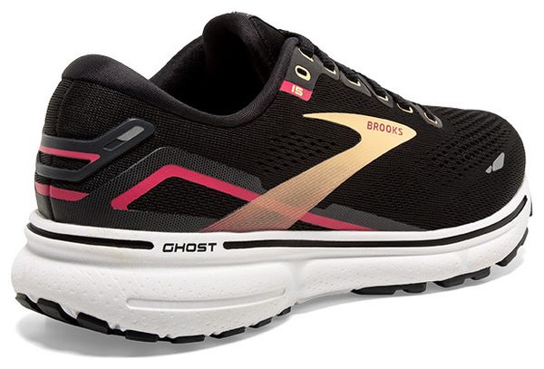 Chaussures Running Brooks Ghost 15 Noir Rose Femme