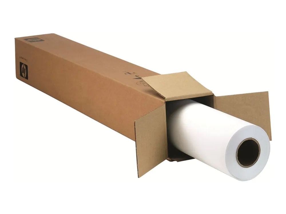 HP - Belagt - skinnende hvid - Rulle (106,7 cm x 68,6 m) - 130 g/m² - 1 rulle(r) papir - for DesignJet 40XX, 45XX, T1100, T1120, T1200, T2300, T610, T770, Z3200, Z5600, Z6100, Z6200