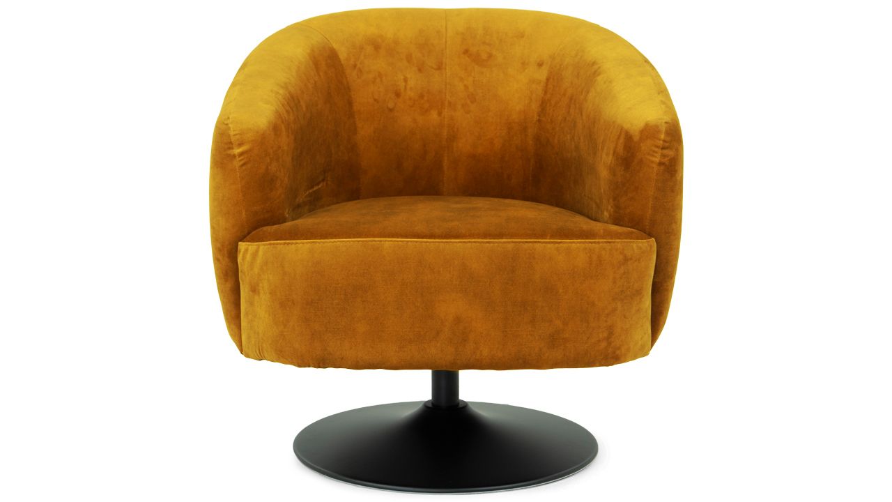Fauteuil Gold Barga B77 x D80 x H75 cm