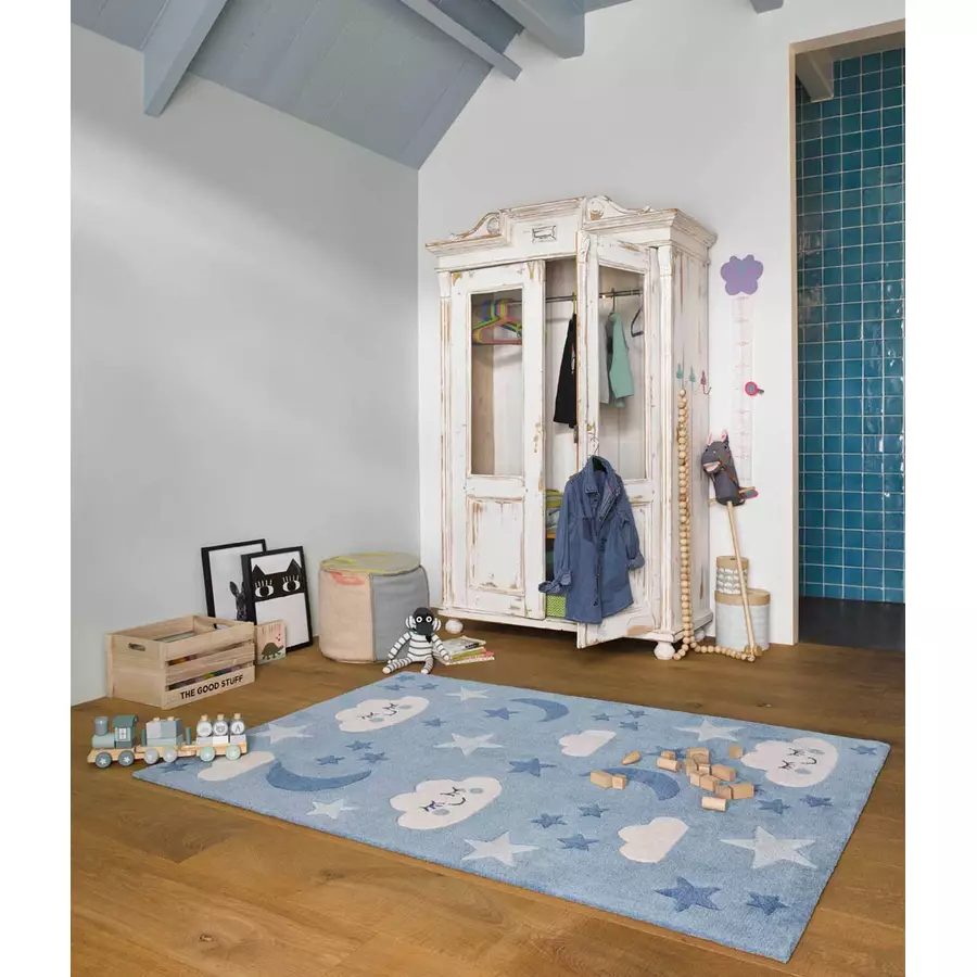 Smart Kids Kinderteppich LaLeLu blau
